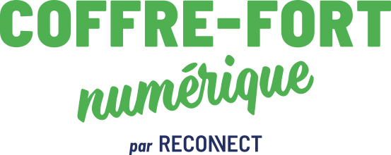 logo reconnect coffre-fort numérique